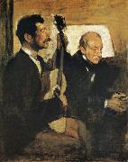 Edgar Degas Artist-s Father and Pagand Sweden oil painting artist